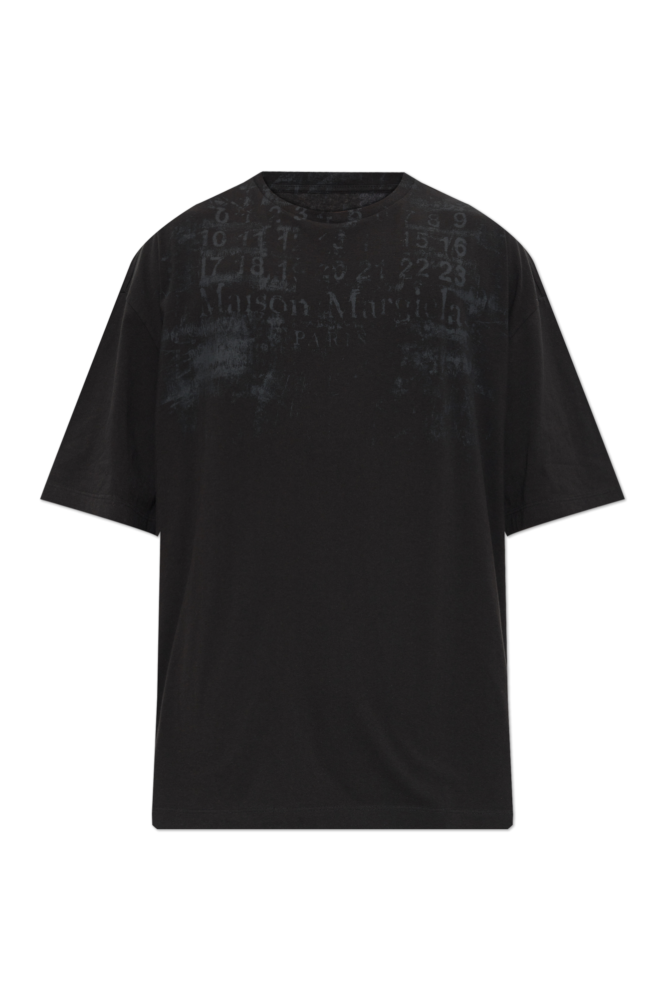Maison Margiela クレイジーTシャツ S ブラック Black T-shirt with print Maison Margiela - Vitkac GB